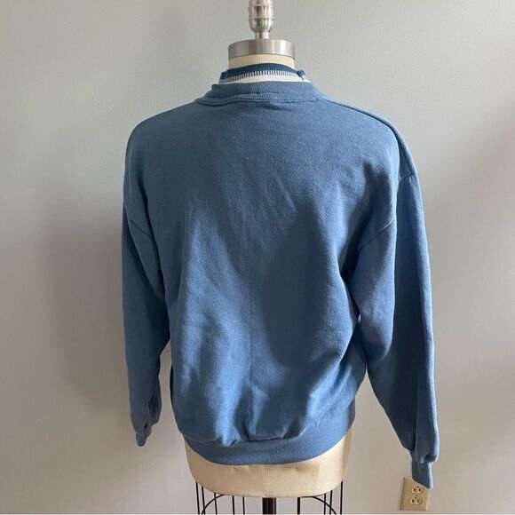 Vintage Morning Sun Winter Birds Having Fun Sweatshirt- Size Medium - Picture 9 of 11